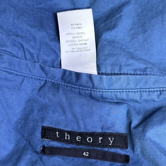 Theory Blue Men's Blazer - Picture 10 of 12